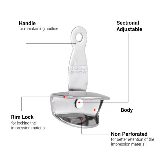 GDC Adjustable Dentulous Non Perforated (Itrldnpa)