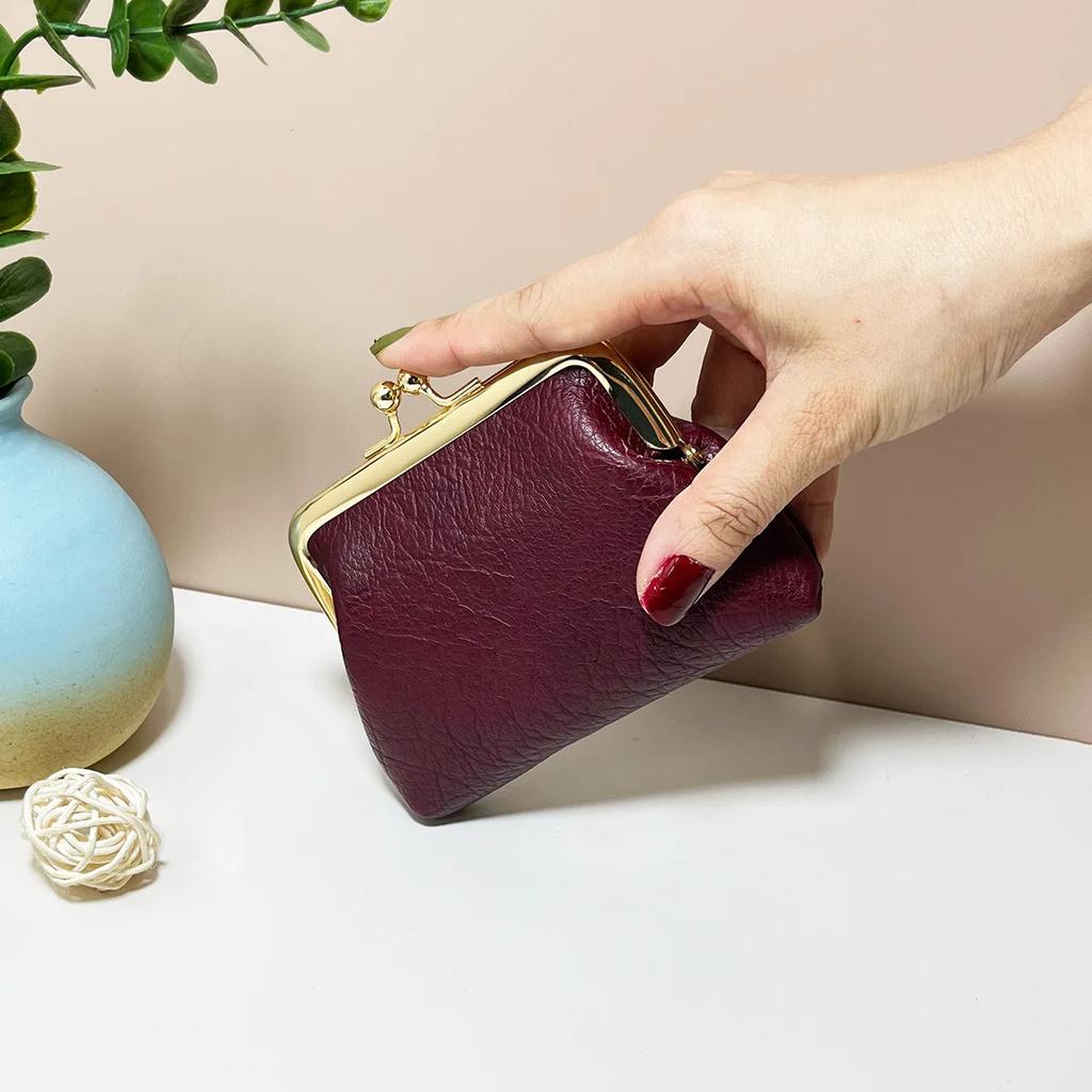 Neue PU-Leder Münzbörse Kleine Münz-Kartenetui Mini-Portemonnaie Handtasche Tasche Damen Mädchen Münzbörsen
