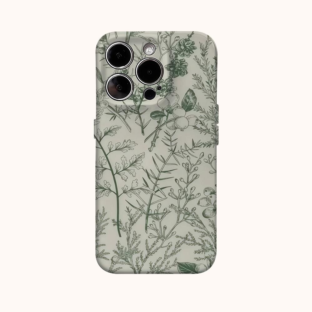 Sage Garden Phone Case for IPhone 16 15 14 13 12 11 X XS XR XSMAX 7 8 Pro Max Plus Double-layer Back Cover