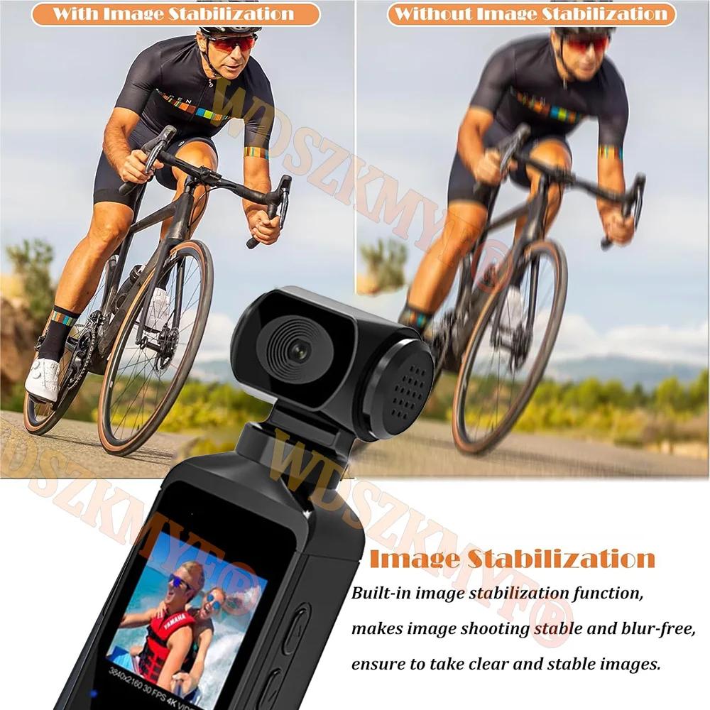 5K 4K WiFi 1080P Camera 270 Rotatable Mini Camcorders Outdoor Sports DV With Waterproof Case Video Recorder Camcorder Cam