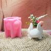 Rabbits Flower Pots Molds Ornament Silicone Molds Plasters Molds Epoxy Resin Molds Castings Molds Succulents Plant Molds