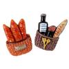 Miniature Resin Food Toys: Bread, Donuts, Refrigerator Magnets, Hair Clips, Kitchen Accessories.