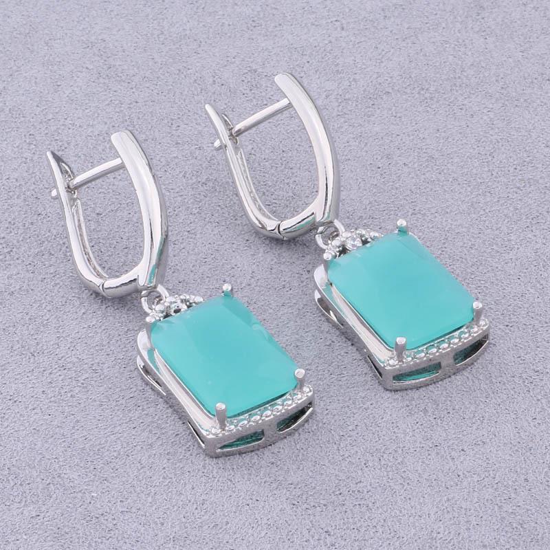 

Женские ретро геометрические серьги-подвески с цирконом - Красочные и изысканные