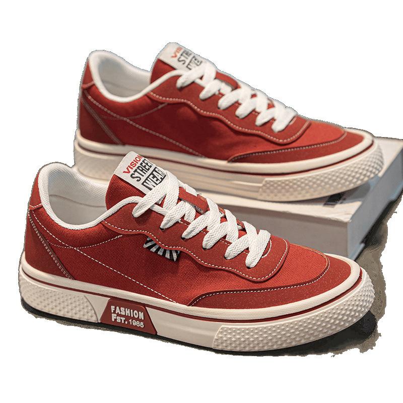 Canvas new summer breathable casual big head board shoes sports platform red cloth shoes