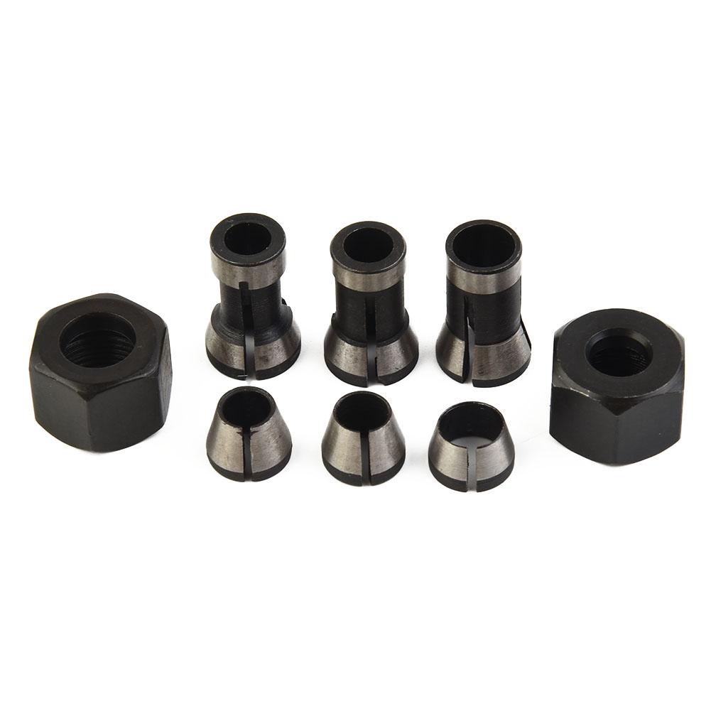 Black+silver Collet CNC Router Collet Clamping Nuts الشراء بأسعار