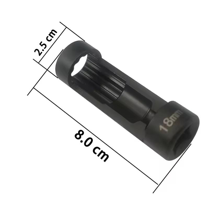 1pcs Strut Nut Socket Set 12 Point Sockets 1/2in Drive Notch Sleeve Impact Socket Removal Tools For Car Repair Tool 16-24mm