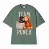 Baby Punch Monkey Lonely Punch Print T Shirts Men Women Clothing Fashion Cotton TShirt High Quality Oversized Tshirt Streetwear