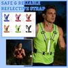 LED Reflective Running Vest, Reflective Clothing, Safety Suit