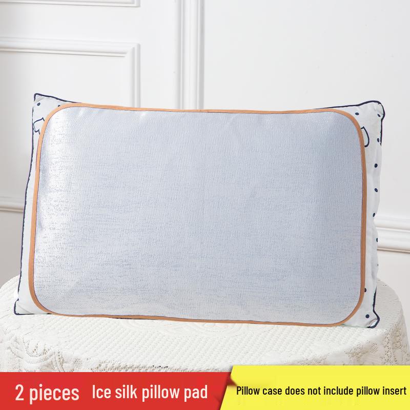 Large Bamboo Rattan Ice Silk Pillow Slices - Cool Pillow Mat Pair with Free Shipping