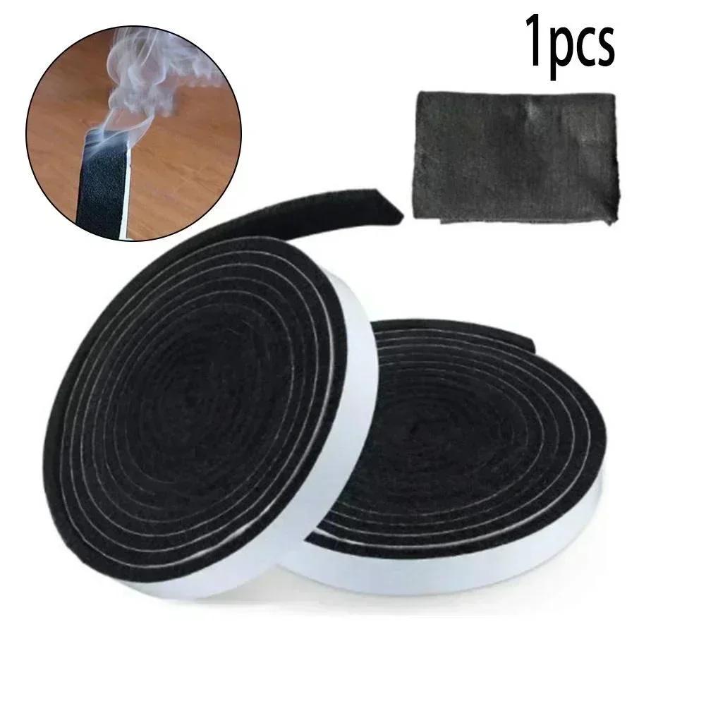 Brand New Practical High Quality Sealing Tape Barbecue Thickness 2.5mm 1 Roll About 2.5cm X 3.6m Fire Resistant Fibre