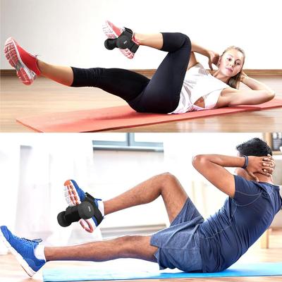 1 Pair Ankle Support Dumbbell Foot Attachment, Ankle Straps For Leg Workouts At Home, Gym Trainer Equipment For Hamstring Curls