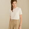 Mommet Lee & Wave Short Sleeve Knit White