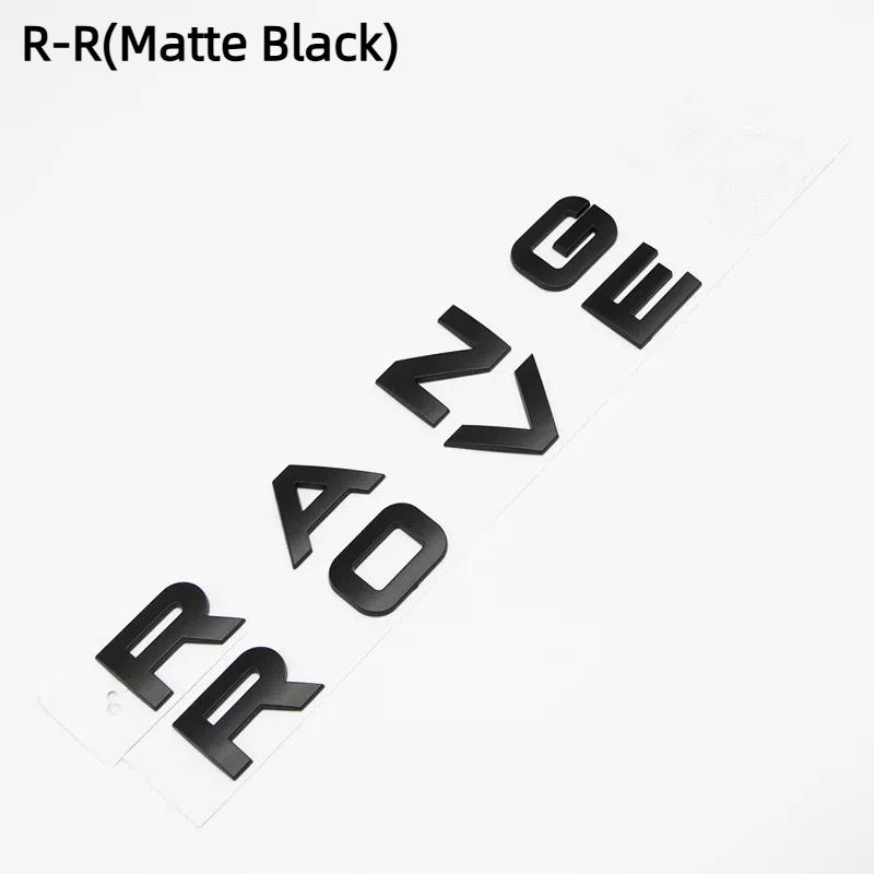 ABS Logo Range Letters Rover Letters Emblem Car Front Hood Bonnet Badge Rear Trunk Sticker For Land R L322 L320 L494 L405