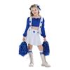 Halloween Kinderkostüm Dallas Cowboys Cheerleading Kostüm Mädchen Performance Kostüm Mädchen Blaues Cheerleading Kleid