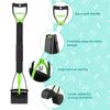 Pooper Scooper for Dogs Long Handle Poop Scooper for One-Hand Opertating Pet Pooper Scooper Foldable and Portable Easy To Use On Grass Dirt