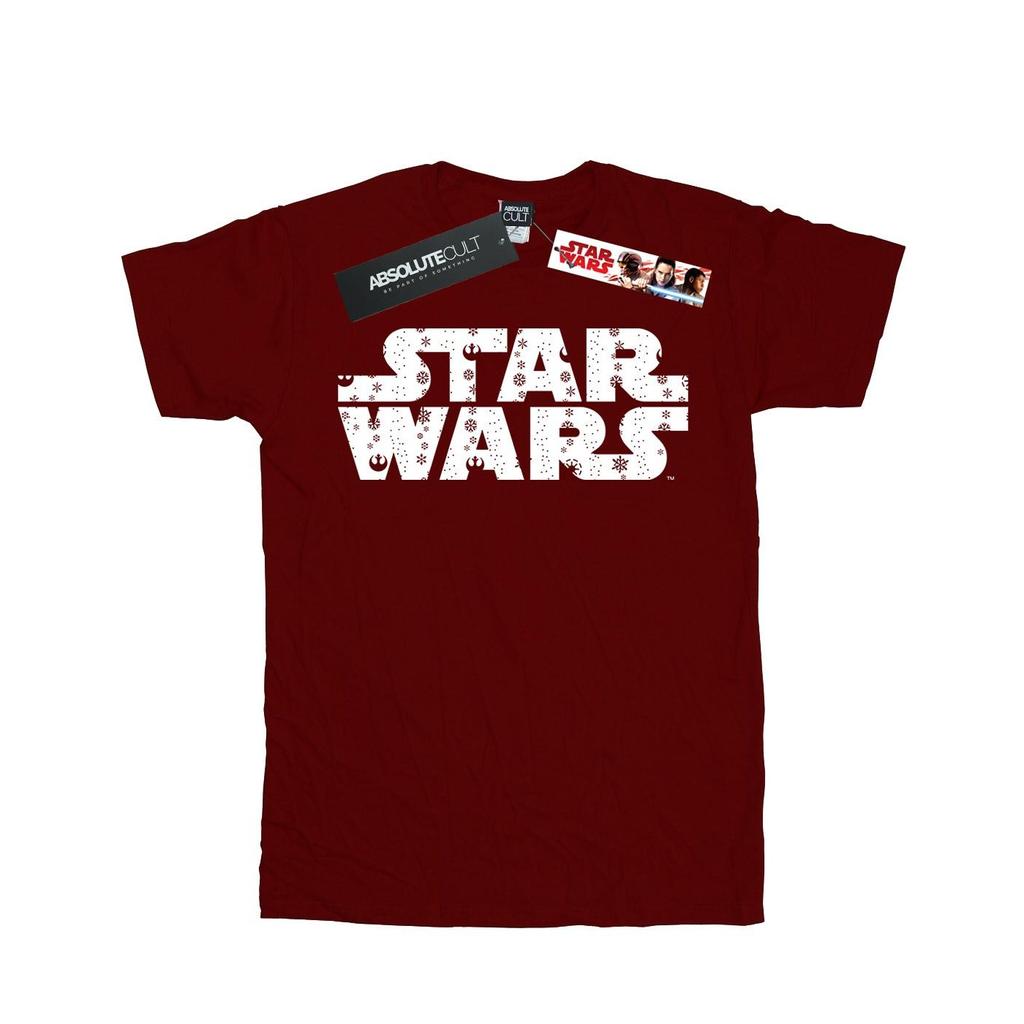 STAR WARS Boys Christmas Logo T-Shirt