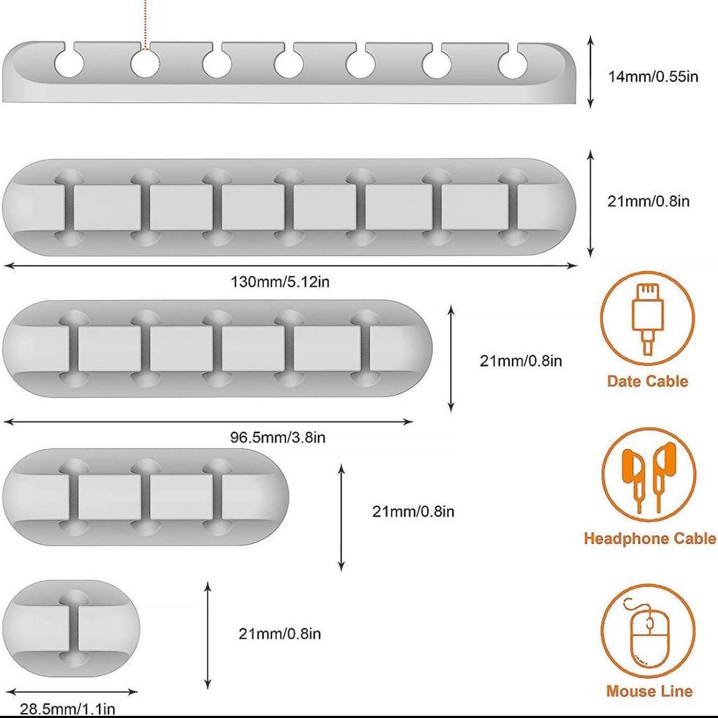 Cross-Border E-Commerce Cable Organizer: Charger, Hub, Wire, Mouse Storage & Tidier