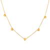 Vnox Multiple Styles Stainless Steel Necklace For Women, Heart Flower Star 18K Gold Plated Choker Accessories Charms Jewelry