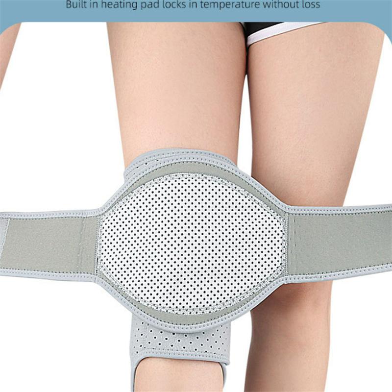 Joint Support Knee Pad Adjustable Strap Breathable Knee Compression Sleeve Spring Loaded Knee Support Brace New