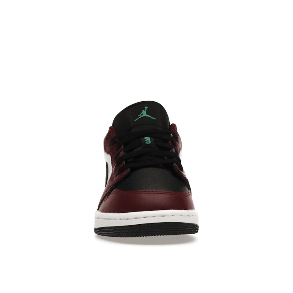 Air Jordan 1 Low SE GS Dark Beetroot Dětské tenisky Červená Roma-Zelená Bílá DM0589-635