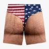 Funny Flag 3D Print Men Swim Trunks Quick Dry Water Repellent Board Shorts Adjustable Drawstring Loose Beach Shorts Novelty Gag