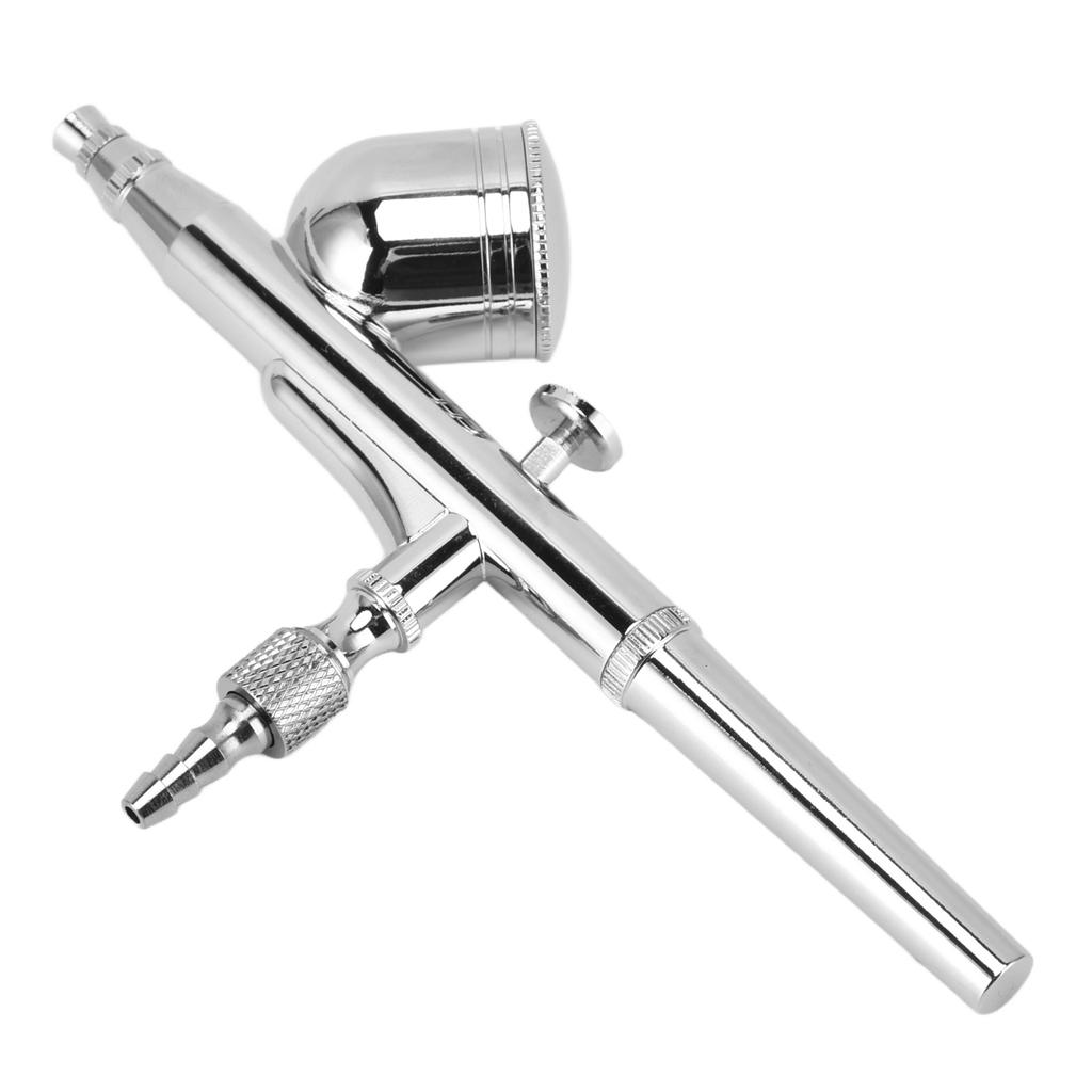 Airbrush Kit Stainless Steel Precise Dual Action Small Paint Spray Pen for Temporary Tattoo Cake