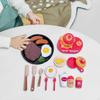 Cooking Playset Kitchen Preschool Pizza Steak Cutting Toy Pretend Play Set