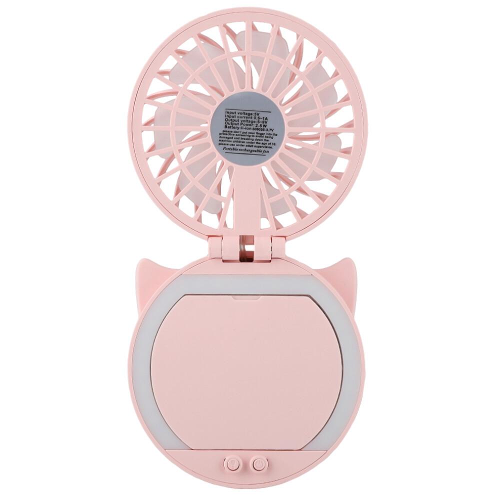 Handheld Fan with3-in-1Multi-Functional Design, Portable Mini Desk Fan, 3Levels of Wind Speed, Rechargeable Battery Operated, Ultra Low Noise for