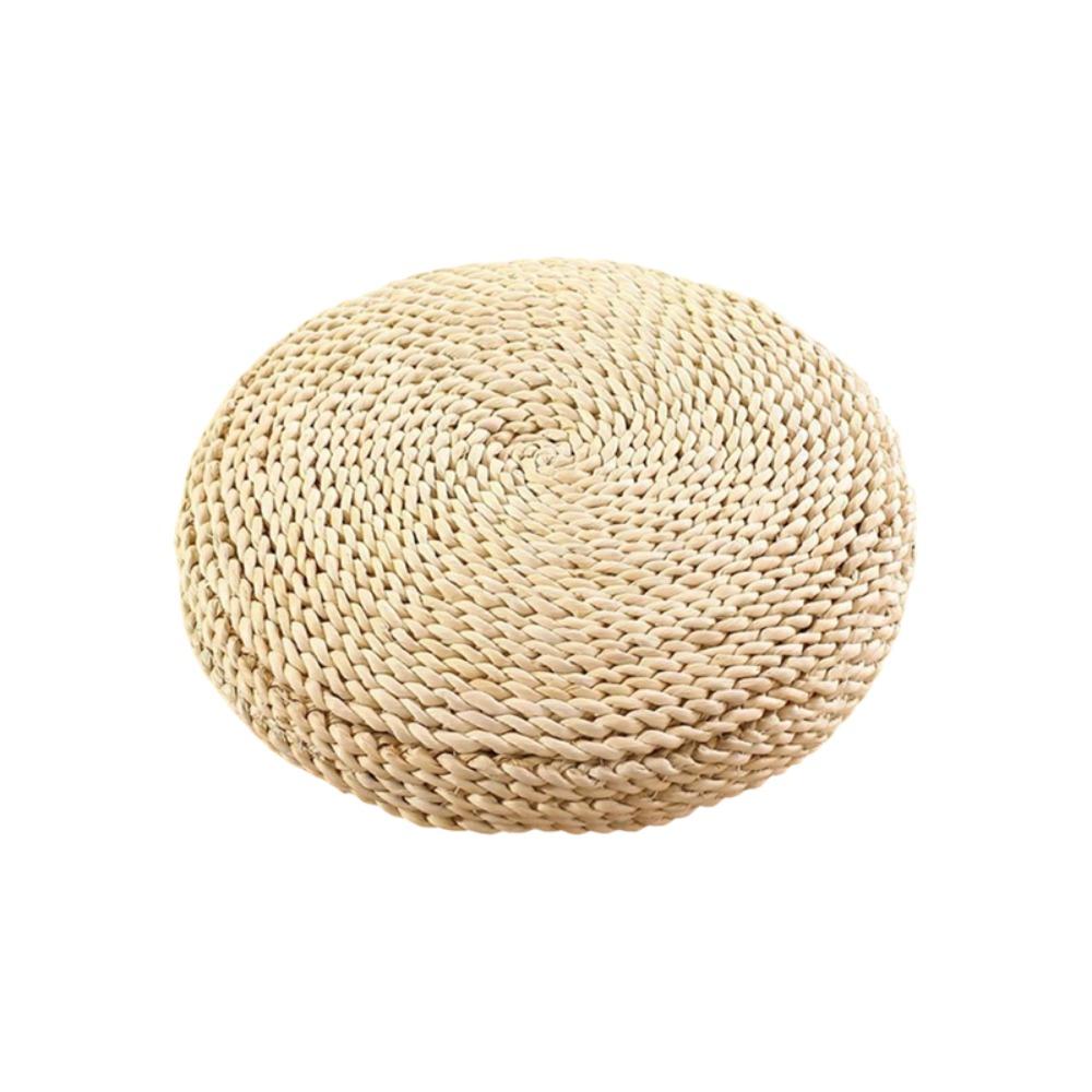 Japanese-style Straw Weaving Sitting Cushion Thickened Seat Cushion Yoga Seat Mat Living Room
