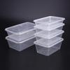 Disposable Rectangular Plastic Takeout Food Containers with Lids