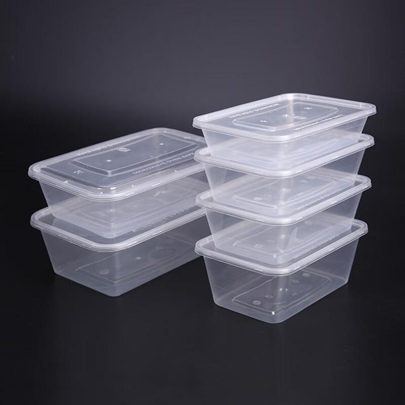 

Disposable Rectangular Food Containers with Lids