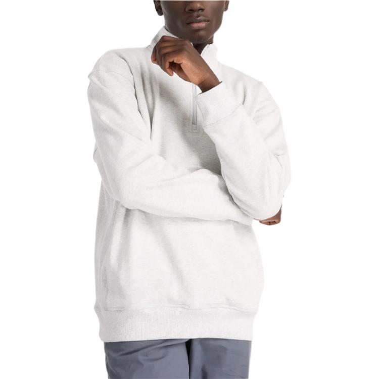 New Balance Sweatshirt Men s Gray Heather MT43501-AHH S