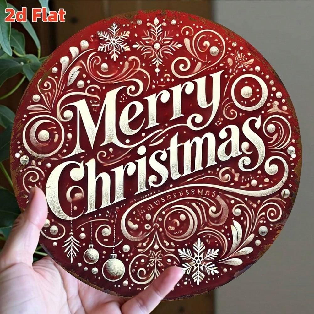 Flat Metal Tin Sign 2D Wall Art Home Decor Hanging Plaque