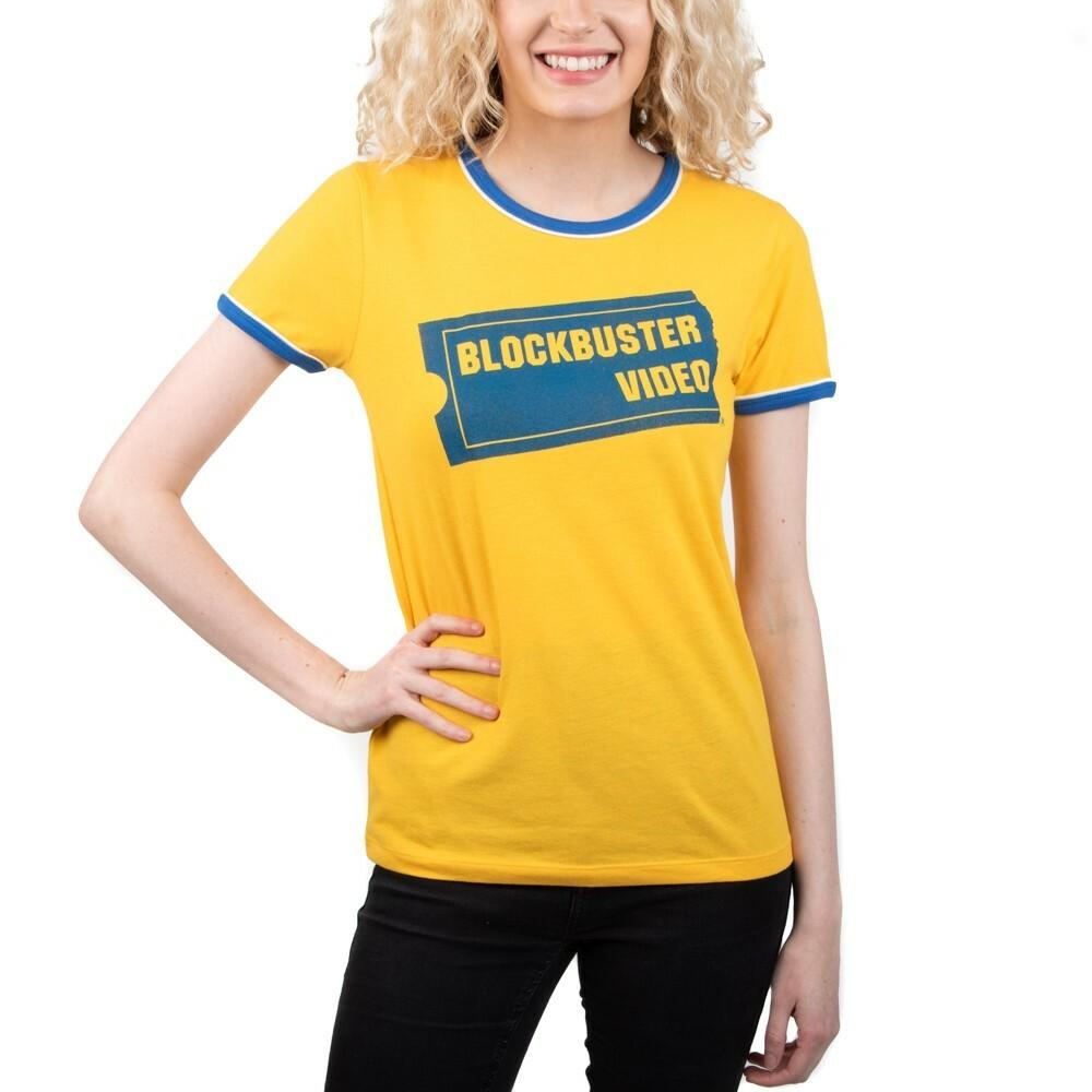 Blockbuster Shirt Womens 3XL Video Retro Style Ringer Tee T-Shirt Gift Unisex T-Shirt XXXXL