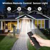 50W 5000 Lumen LED Floodlights with PIR Sensor, IP66 Waterproof Outdoor Wall Light with Remote Control for Garden, Backyard, Garage