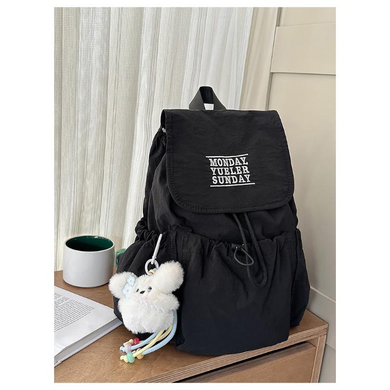 School Bag New High-value Niche Design Drawstring Backpack Junior High School Students Lightweight Travel Mountaineering Backpack