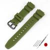 Accessori per cinturino da polso adatti per Casio Watch W-218h / F-108 AE1200 / 1000 / 1300 cinturino da polso in resina silicone 18mm