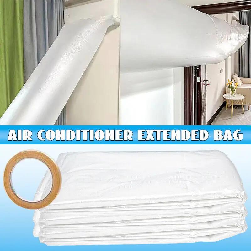 5M Air Conditioning Extended Bag Flexible Air Conditioner Blowing Guide Duct Bag Summer Cool Transfer Conveyor Air Pipe New