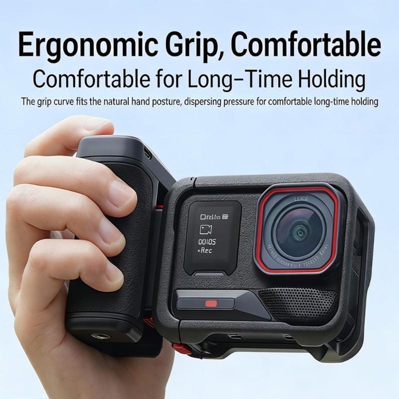 Camera Magnetic Base Bluetooth-compatible Remote Control Street Camera Handle Photography Shutter Button For Action 6