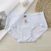 Ladies Summer Cartoon Cotton Comfortable Breathable Extended Crotch Waist Triangle Briefs