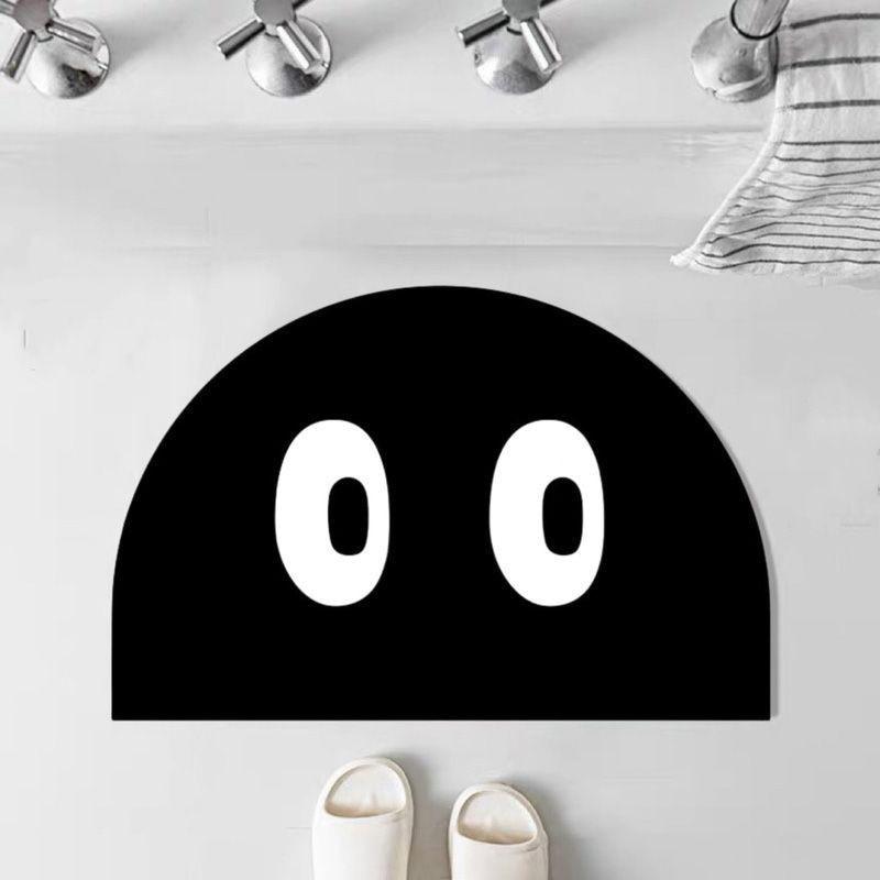 

Коврик из диатомовой грязи в форме мультяшного персонажа, впитывающий воду, бытовой для ванной комнаты, противоскользящий и грязеотталкивающий коврик для ног, придверный коврик, коврик для пола 40*60cm