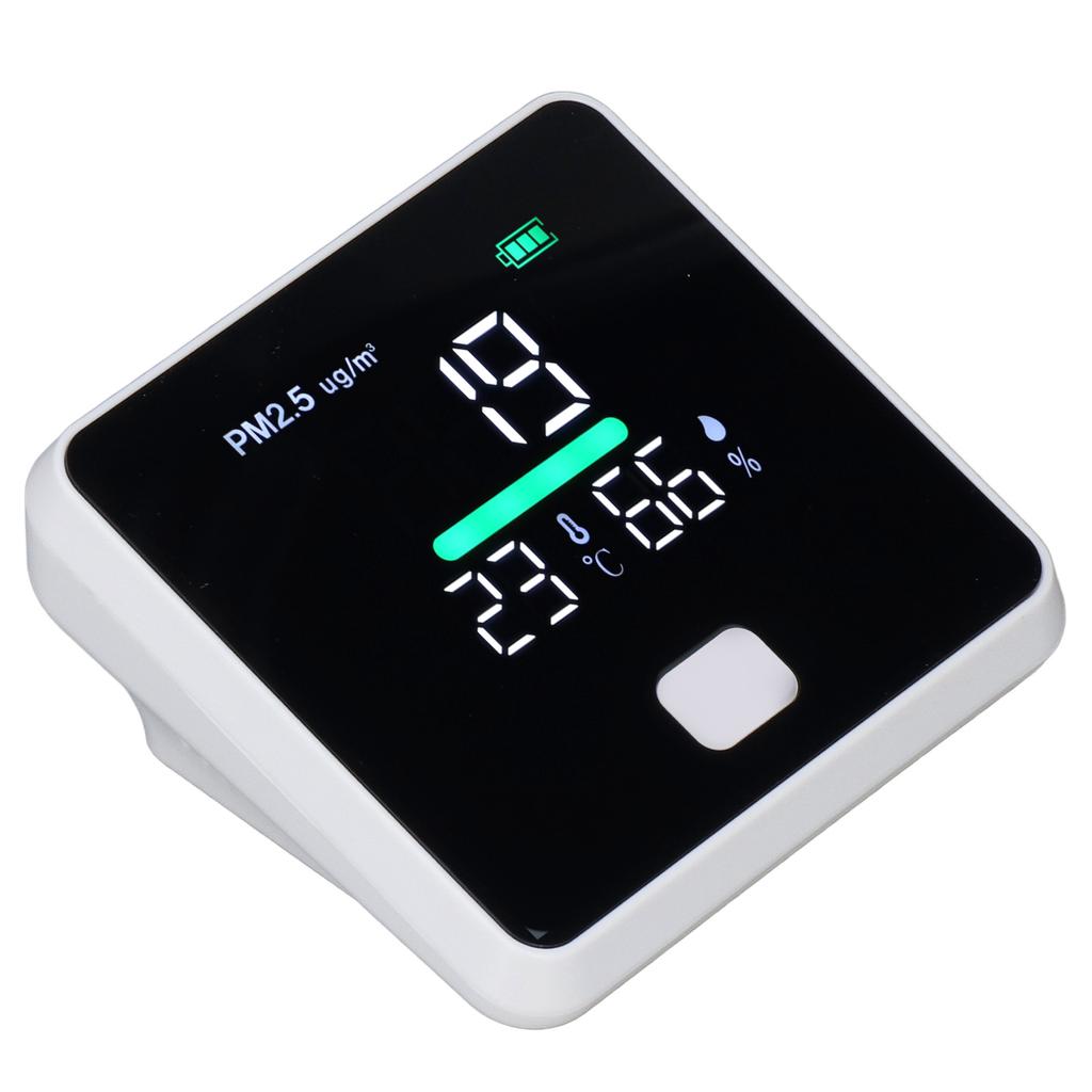 PM2.5 Monitor Meter Indoor Temperature Humidity Detector High Accuracy Portable for Home Travel