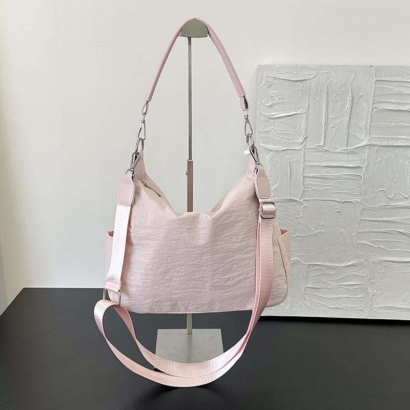 Nova Bolsa de Yoga Simples e Leve Bolsa Transversal Feminina Nova Bolsa de Nylon de Axila Tendência de Ombro Único