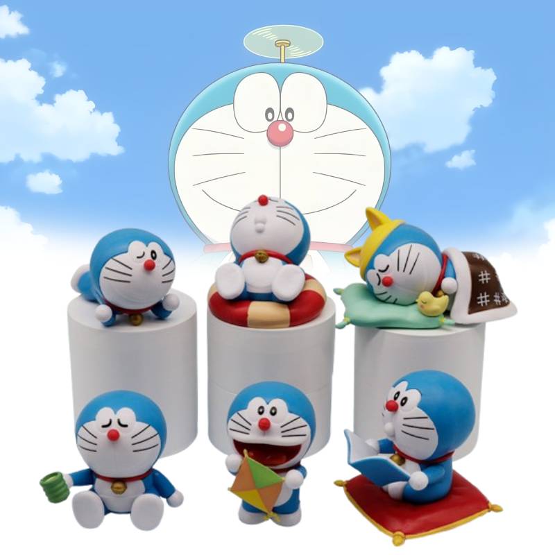 Figure Action Doraemon Model Doll Cute Cartoon Desktop Decoration Ornament Toy