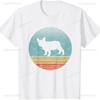 French Bulldog Dog Breed Vintage Style Animal Dogs TShirt Harajuku  Clothes Y2k Tops Outdoors High Quality Cotton Shirt Unisex