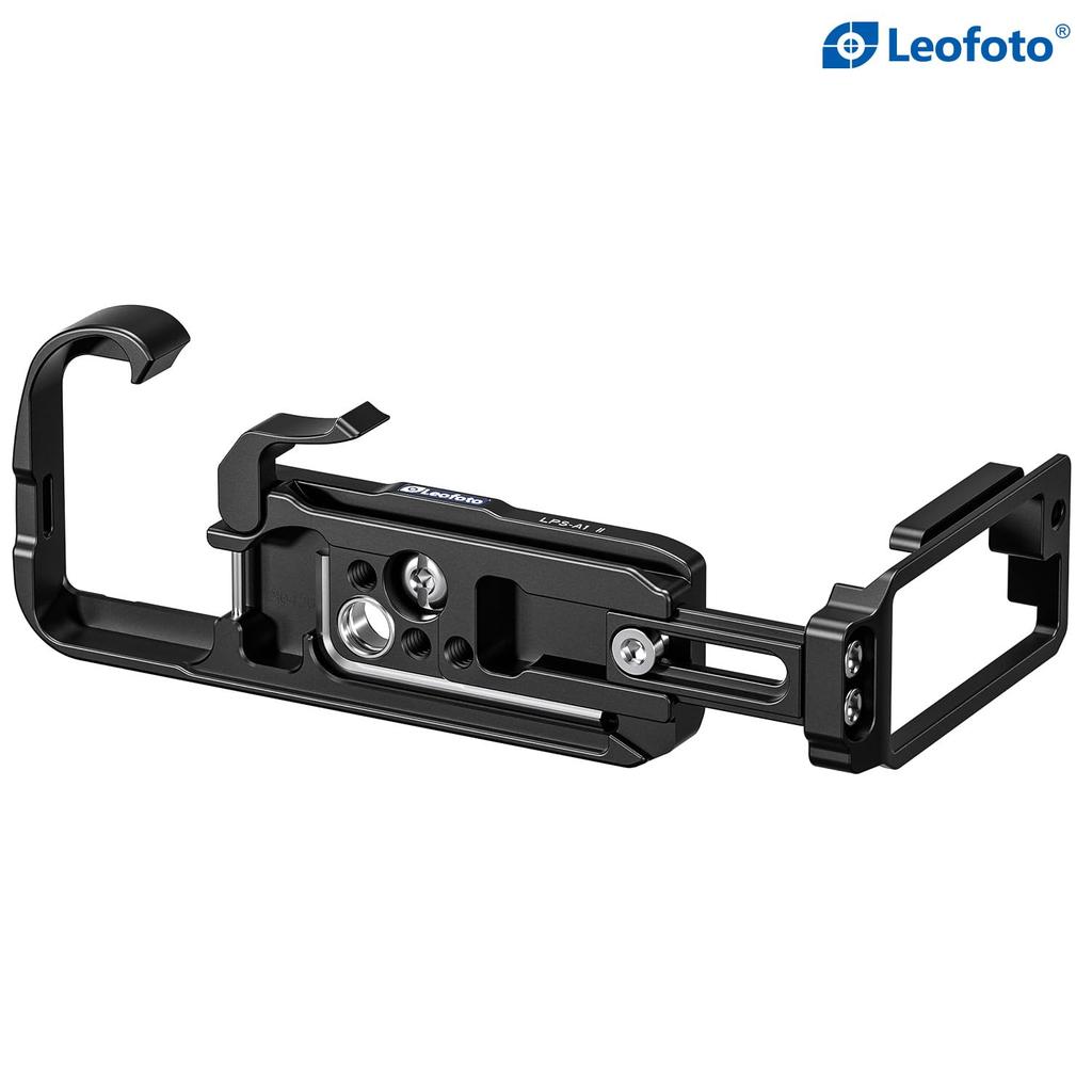 Leofoto Plate for Sony Quick Release Switchable Lightweight Aluminum LPS-A1II L-Shaped 1II, Arca-Swiss Compatible, Bracket, Vertical/Horizontal