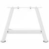 Vidaxl Coffee Table Legs, 2 Pcs, White, 40X(30-31) Cm, Steel