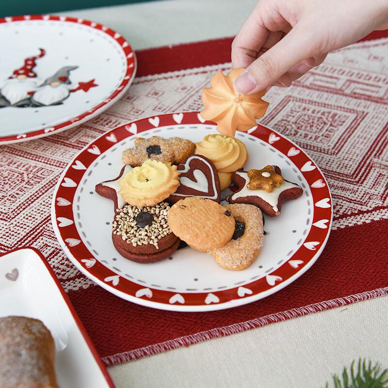 Christmas Dwarf Bone China Deep Plate
