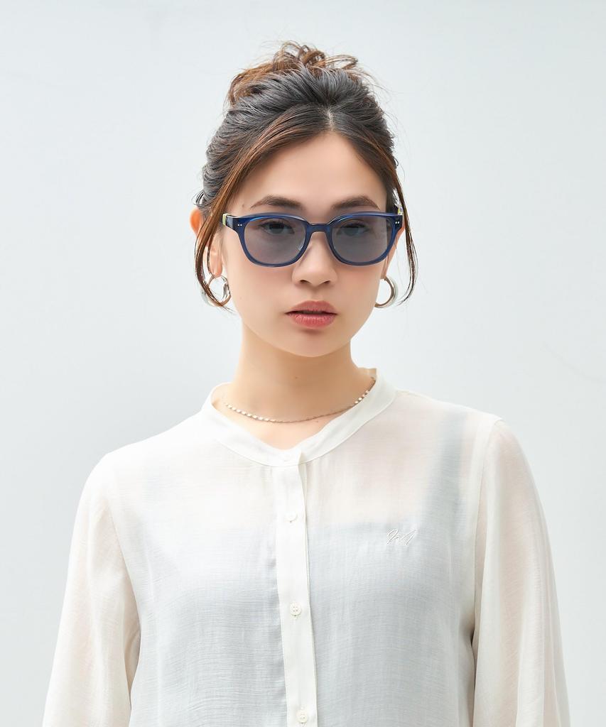 Zoff Suncut UV Cut Sunglasses For Golf and Sports UV Outdoor Glasses/100% Wellington-Style (Blue) [SNAP GRIP] Protection, Men's 5317-150