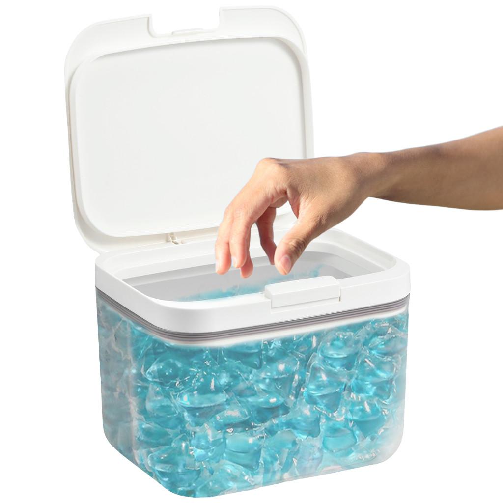 Automatic Pop-Up Dishwasher Pod Holder 2.8L/4.5L/5.5L Large Capacity Laundry Pods Household Laundry Pods Container